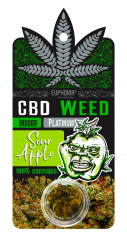 Euphoria CBD Weed Platinum Sour Apple 0,7 g