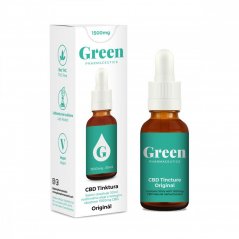 Green Pharmaceutics CBD originale Tintura - 5%, 1500 mg, 30 ml