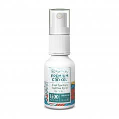 Harmony Spray oral de CBD Care1500 mg, 15 ml, Natural