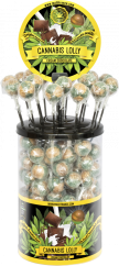 Cannabiscreme-Schokoladenlutscher – Displaybehälter (100 Lutscher)