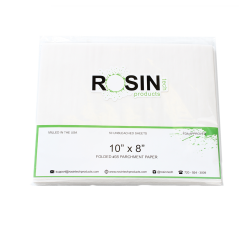 Rosin Tech iepriekš salocīts pergamenta papīrs - 25cm x 20cm