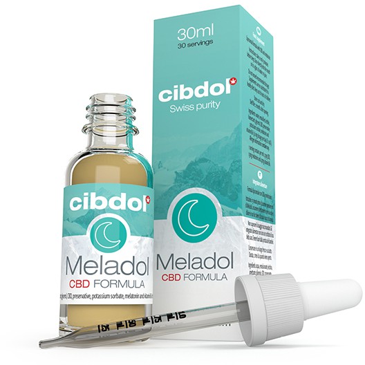 Cibdol Tomber Endormi Méladol avec du CBD 75 mg, 30 ml