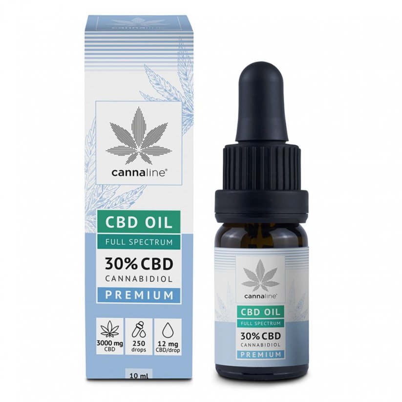 CANNALINE CBD kaņepju eļļa 30%, 3000 mg, 10 ml