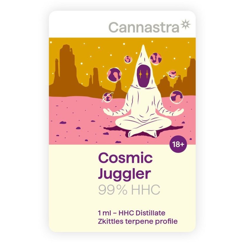 Cannastra HHC Cartridge Cosmic Jugler (Zkittles), 99 %, 1 ml