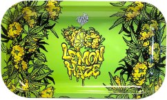 Best Buds Lemon Haze metalinis kočiojamas padėklas Ilgas, 16x27 cm