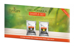 PuroCuro Hemp CBD Formula Patches, tester - 6pcs 25mg & 6pcs 50mg