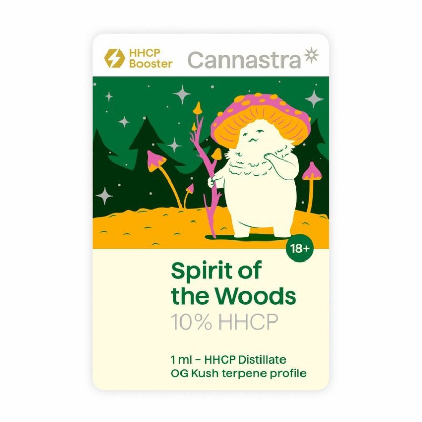 Cannastra HHCP patron Spirit of the Woods (OG Kush), 10%, 1 ml