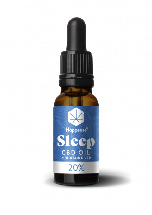 Happease Miego CBD aliejus Kalnų upė, 20 % CBD, 2000 mg, 10 ml