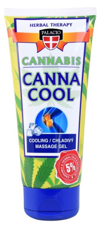 Palacio Konopný masážní gel CANNACOOL (chladivý) tuba, 200ml