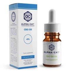 Alpha-CAT Olio di CBG 4%, 1200 mg, 30 ml