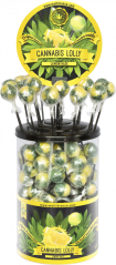 Cannabis Lemon Haze Lollies – Displaycontainer (100 Lollies)