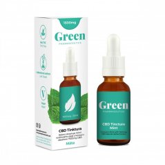 Green Pharmaceutics CBD Mentă Tinctură - 5 %, 1500 mg, 30 ml