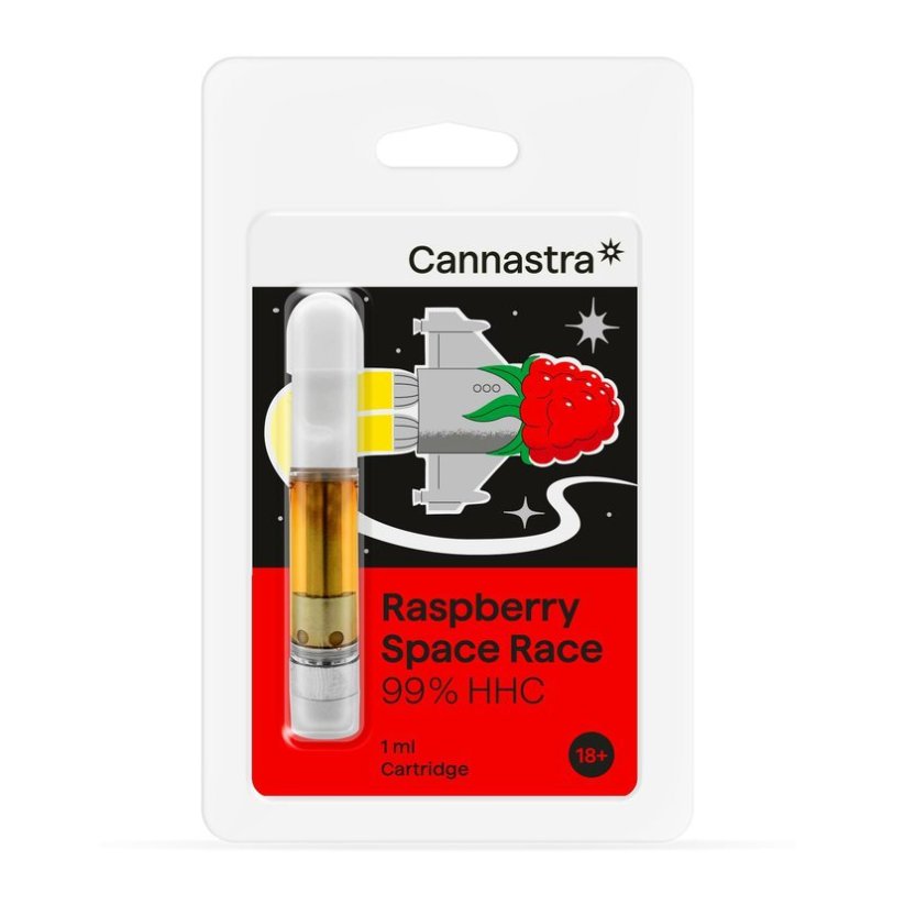 Cannastra HHC-kassett Raspberry Space Race, 99 %, 1 ml