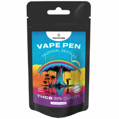 Canntropy THCB Vape Pen Tropical Zkittles, THCB 95% laatu, 1 ml