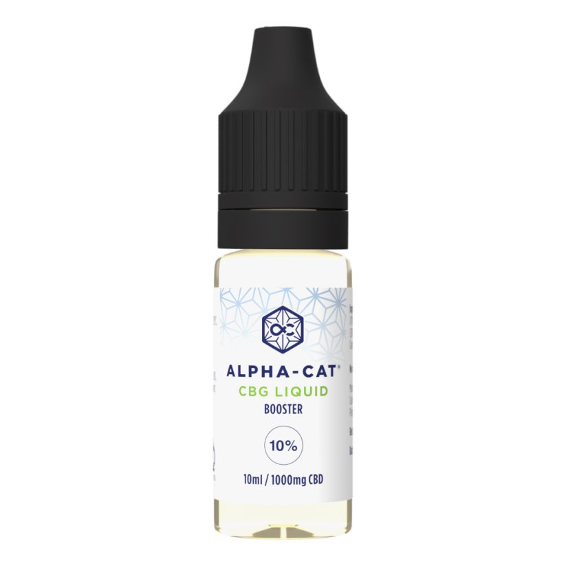 Alpha-CAT Υγρό CBG Αρωγός 10%, 1000mg, 10 ml