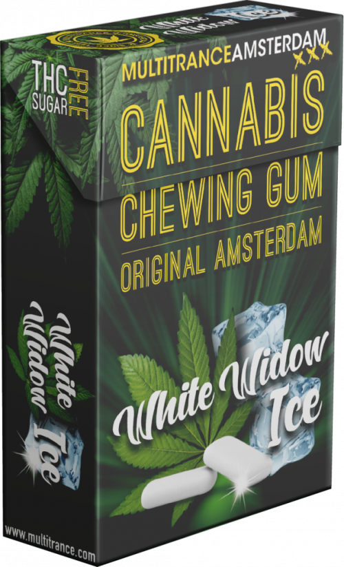 Cannabis White Widow Ice rágógumi (cukormentes)