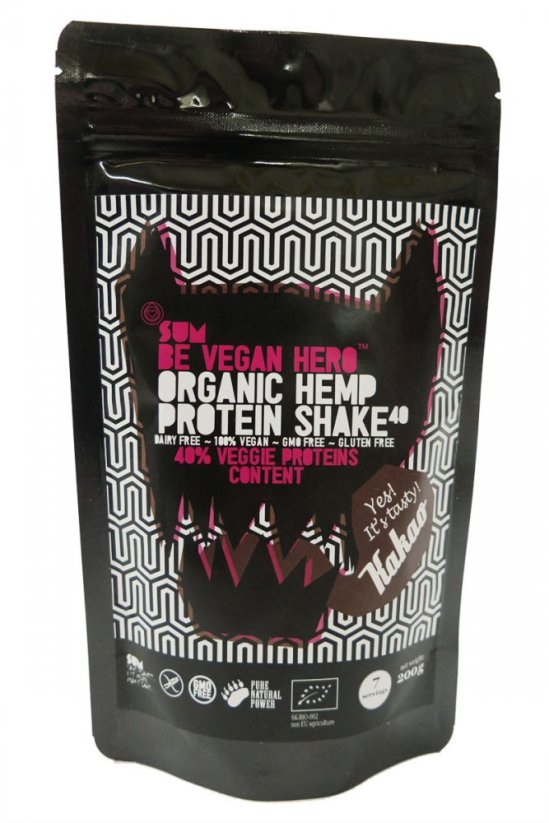 SUM Hamp protein shake Be Vegan Hero kakao 500g