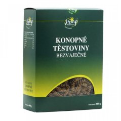 Hemp Production Bezvaječné konopné cestoviny 400g Vretená