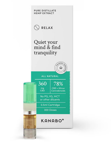 Kanabo Ontspan CBD patroon, 78%, 360 mg, 0,5 ml