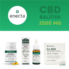 Enecta Pakkett tas-CBD - 2500 mg