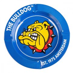 Cinzeiro de metal azul original The Bulldog