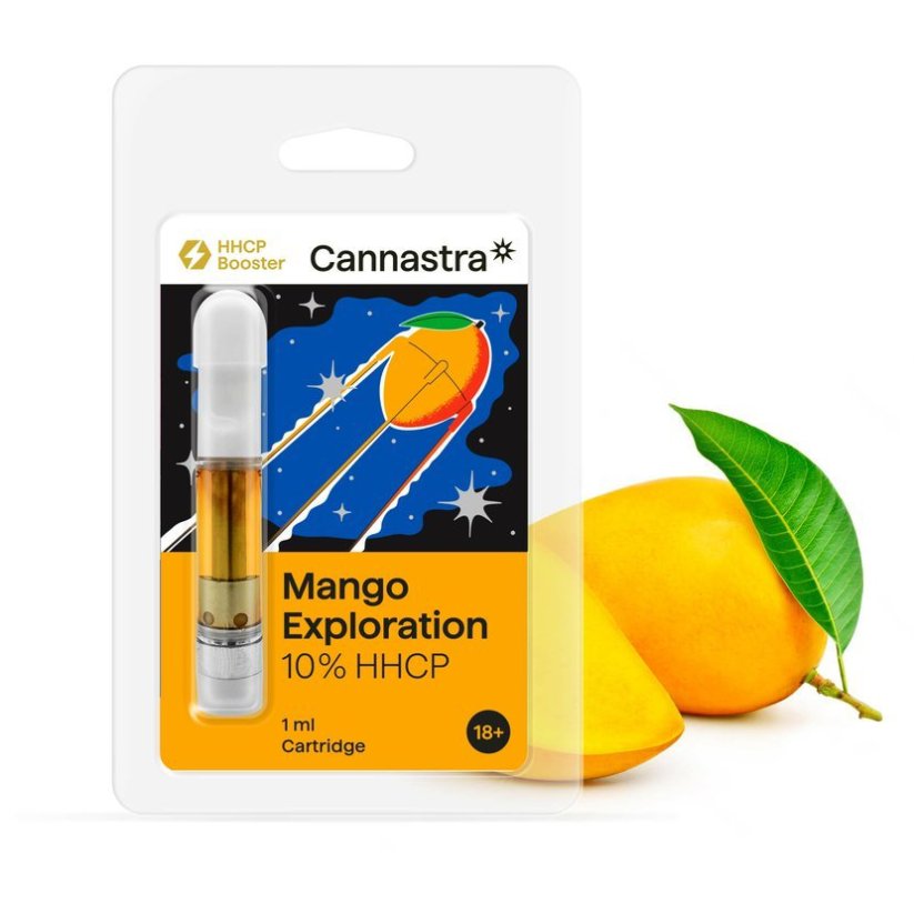 Cannastra HHCP kasetė Mango Exploration, 10%, 1 ml