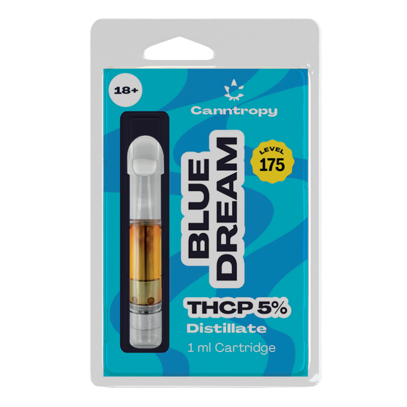 Canntropy THCP カートリッジ ブルー ドリーム - 5 % THCP、90 % CBD、1 ml