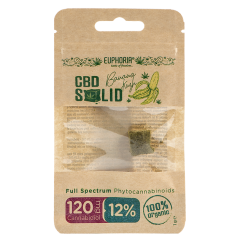 Euphoria Canapa pressata al CBD Banana Kush 1 G, 12 %, 120 mg CBD