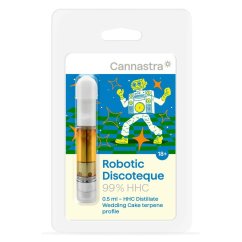 Cannastra HHC Cartridge Robotic Discoteque (hääkakku), 99 %, 0,5 ml