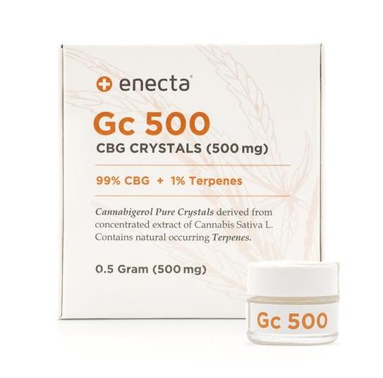 *Enecta CBG クリスタル (99%)、500 mg