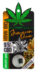 Euphoria CBD räsi 9% Jamaica unistus 1 g