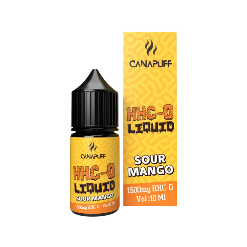 CanaPuff HHC-O Liquid Sour Mango, 1500 mg, (10 ml)