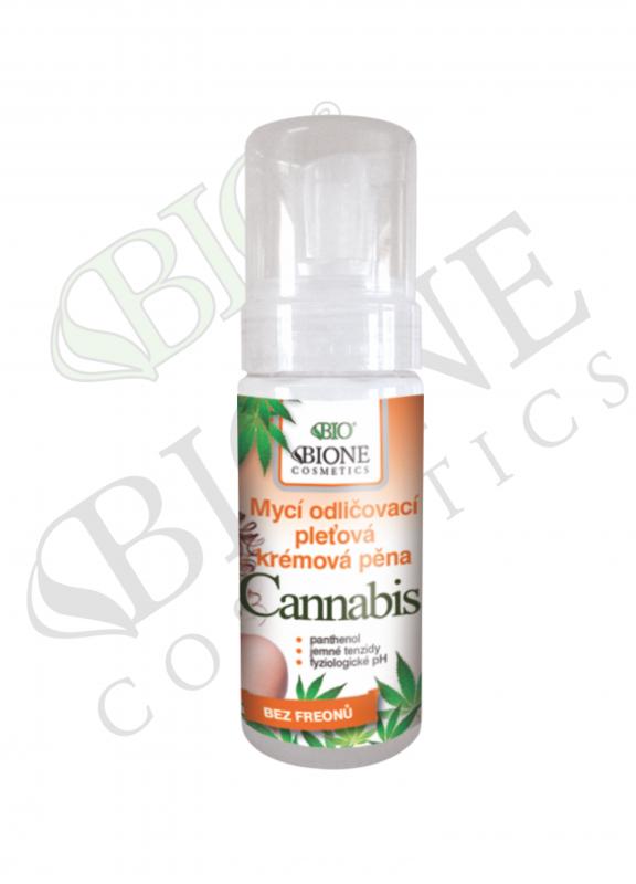 Bione Cannabis - Reinigungs Make-up Creme Schaum 150 ml