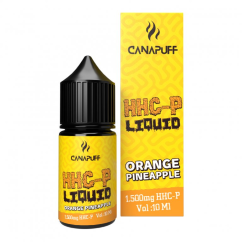 CanaPuff HHCP skystas oranžinis ananasas, 1500 mg, 10 ml