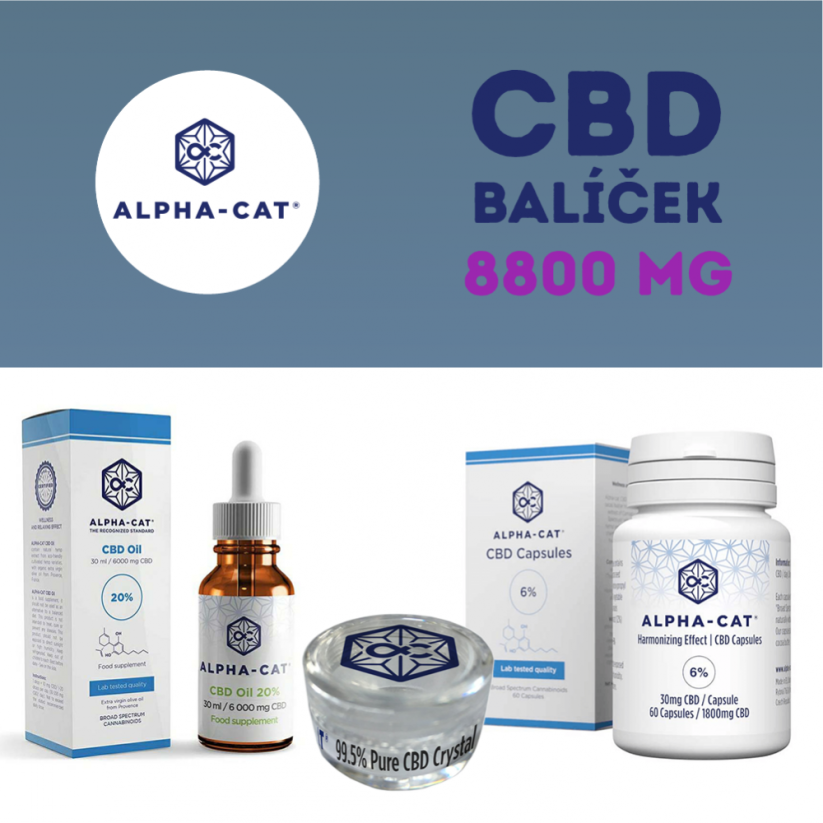 Alpha-CAT CBD pakete - 8800 mg