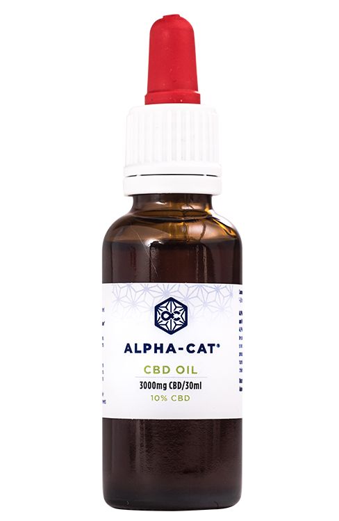 Alpha-CAT CBDオイル10％、30ml、3000mg