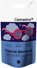 Cannastra THCJD Flower Cosmic Blackout, THCJD 90% gæði, 1g - 100 g