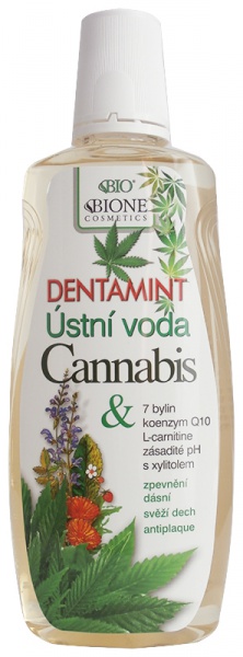 Bione DENTAMINT cannabis munvatten 500 ml