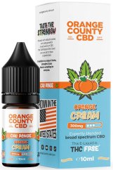 Orange County CBD E-Sıvı Portakal Kremi, CBD 300 mg, 10 ml