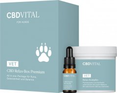 CBD Vital CBD Relax Antistress Paket für Hunde Premium Box
