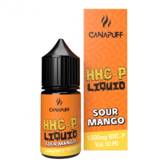 CanaPuff HHCP nestemäinen hapan mango, 1500 mg, 10 ml