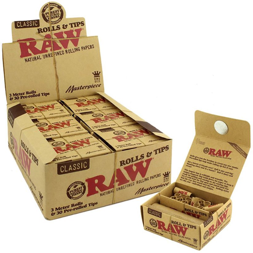 Tips Raw Wide I Filtres cigarette carton RAW
