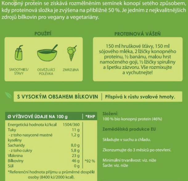 Iswari Cânhamo 46% proteína BIO 250g