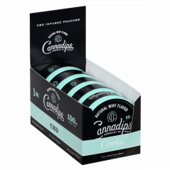 Cannadips Natural Mint 150mg CBD - 5er Packung