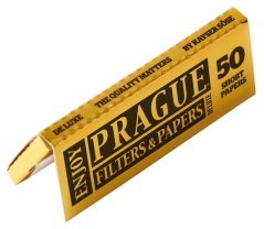 Prague Filters and Papers - Cigarečių popieriai trumpas, 50 vnt