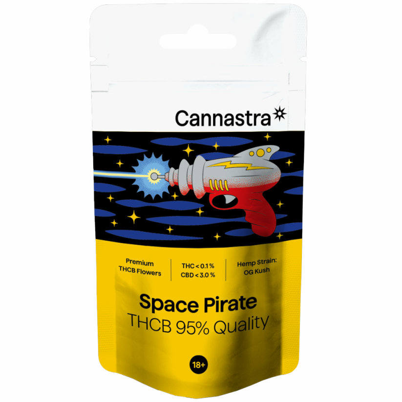 Cannastra THCB Flower Space Pirate, THCB 95% Qualität, 1g - 100 g