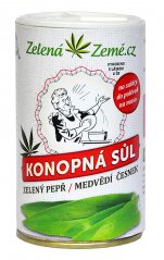 Zelena Zeme Hemp salt with green pepper and wild garlic 165g