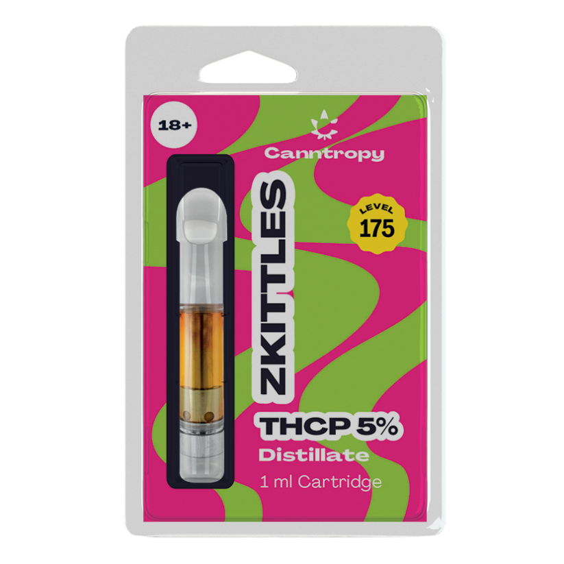 Canntropy Hộp mực THCP Zkittles - 5 % THCP, 90 % CBD, 1 ml