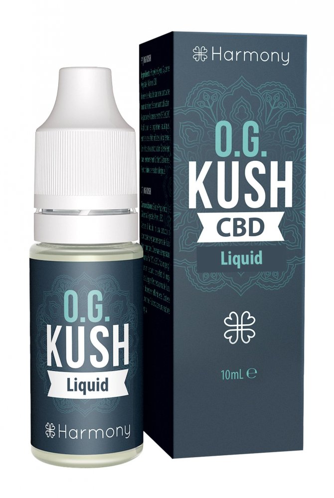 Harmony CBD Liquid O.G. Kush 10ml, 30-600 mg CBD