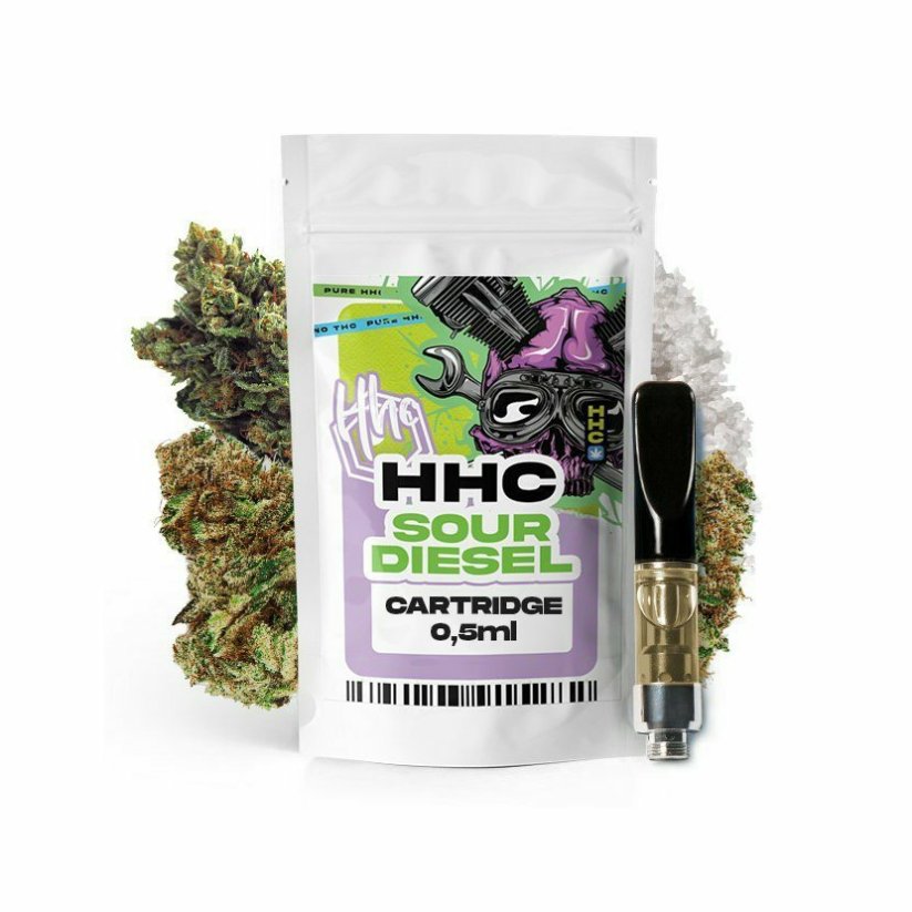 Czech CBD HHC-kasetti Hapan diesel, 94 %, 0,5 ml